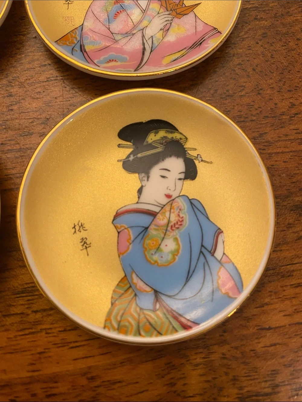 Mini Geisha Plates